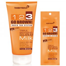      Go Brown 3! Triple Bronzing Solarium Milk  TannyMaxx 6042 